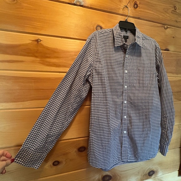 J. Crew Classic Button-Down Shirt Men's Large Multi Plaid 100% Cotton. - Picture 1 of 8